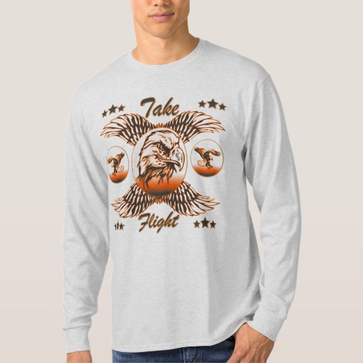 Vliegen (alternatief) t-shirt (Voorkant)