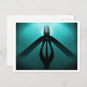 Vliegen (bestek Abstract) Briefkaart (Voorkant / Achterkant)