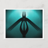 Vliegen (bestek Abstract) Briefkaart (Voorkant)