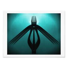 Vliegen (bestek Abstract) Foto Afdruk