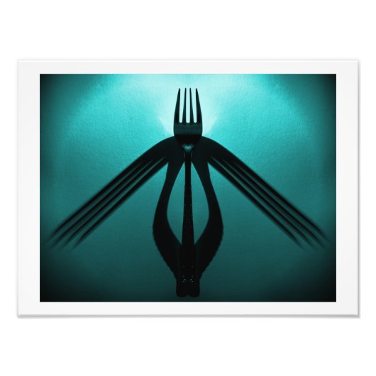 Vliegen (bestek Abstract) Foto Afdruk (Voorkant)