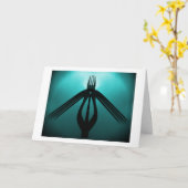 Vliegen (bestek Abstract) Kaart (Gele Bloem)