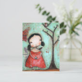 vliegen briefkaart (Staand voorkant)