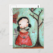 vliegen briefkaart (Voorkant / Achterkant)