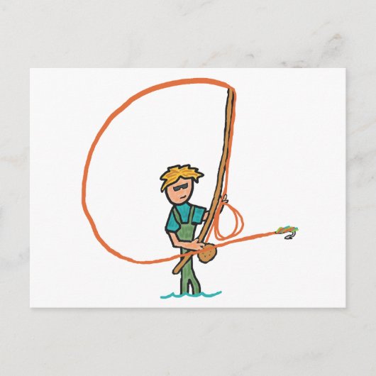 Vliegen Briefkaart (Voorkant)