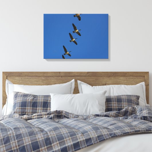 vliegen canvas afdruk (Insitu (Slaapkamer))