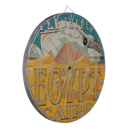 Vliegen daar - Egypte Dartbord (Voorkant Links)
