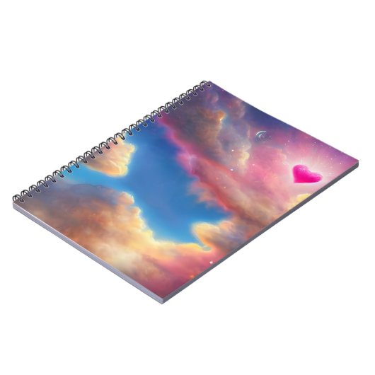 Vliegen door de Clouds Journal Notitieboek (Linkerzijde)