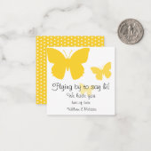 Vliegen door te zeggen: Hi Notitiekaartje (Voorkant / Achterkant in situ)