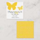 Vliegen door te zeggen: Hi Notitiekaartje (Voorkant / Achterkant)