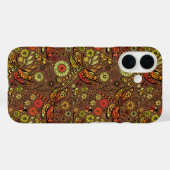 Vliegen, dragonvlieg op kannamonbruin Case-Mate iPhone case (Achterkant (horizontaal))