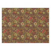 Vliegen, dragonvlieg op kannamonbruin tafelkleed (Voorkant (Horizontaal))