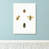 Vliegen en Beetles van Visual Studio Canvas Afdruk (Insitu (Houten vloer))