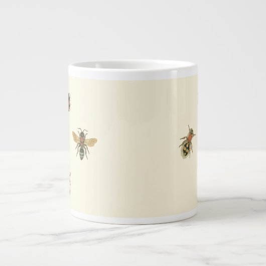 Vliegen en Beetles van Visual Studio Grote Koffiekop (Voorkant)