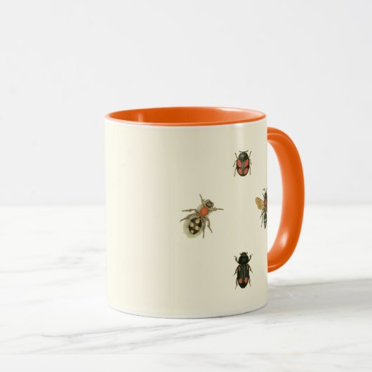 Vliegen en Beetles van Visual Studio Mok (Voorkant rechts)