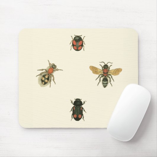 Vliegen en Beetles van Visual Studio Muismat (Met muis)