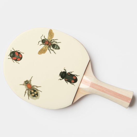 Vliegen en Beetles van Visual Studio Tafeltennisbatje (Zijkant)