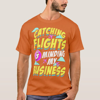 Vliegen en mijn zakelijke hodofiel onthouden t-shirt