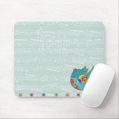 Vliegen en zingen van staarvogels muismat (Met muis)