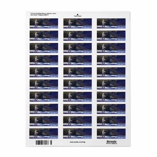 Vliegen Etiket (Full Sheet)