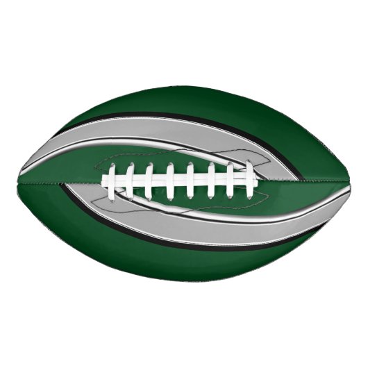 Vliegen - groen, wit, grijs american football (Voorkant)