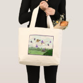 vliegen grote tote bag (Voorkant (product))