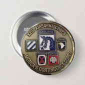 Vliegen helemaal! ronde button 7,6 cm (Voorkant /achterkant)