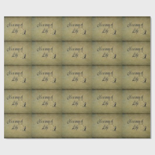 Vliegen - Het is een manier van leven Cadeaupapier (Vlak)