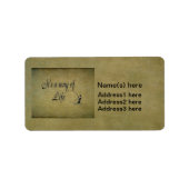 Vliegen - Het is een manier van leven Etiket (Voorkant)