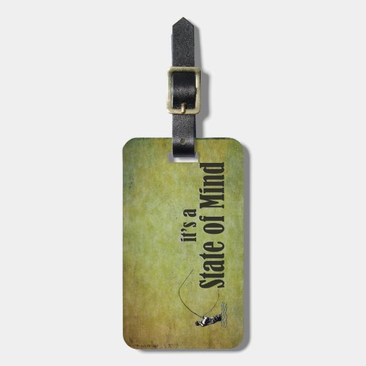 Vliegen | Het is een staat van geest Bagagelabel (Voorkant verticaal)