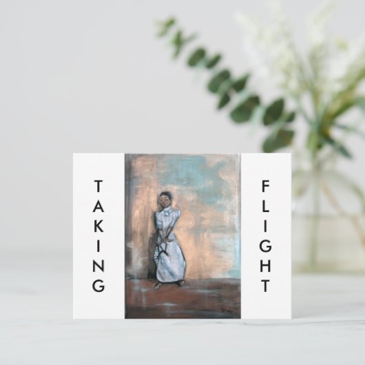 "Vliegen": Horizontaal Briefkaart (Staand voorkant)