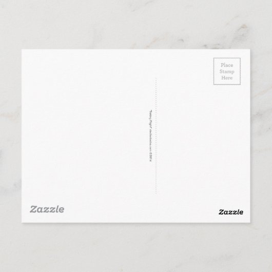 "Vliegen":  Horizontaal Briefkaart (Achterkant)