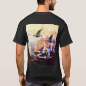 Vliegen in de lucht t-shirt (Achterkant)