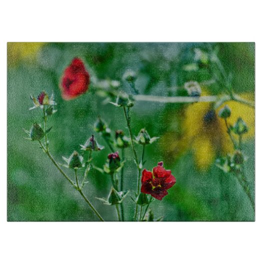 Vliegen in de tuin snijplank (Voorkant)