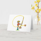 Vliegen Kaart (Gele Bloem)