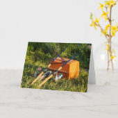 Vliegen Kaart (Gele Bloem)