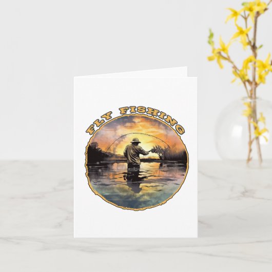 Vliegen Kaart (Gele Bloem)