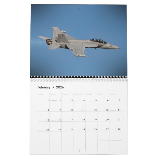 Vliegen Kalender (Feb 2026)