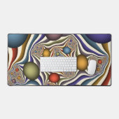 Vliegen, kleurrijke moderne Abstracte fractale kun Bureaumat (Keyboard & Muis)