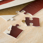 Vliegen, kleurrijke moderne Abstracte fractale kun Legpuzzel (Zijkant)