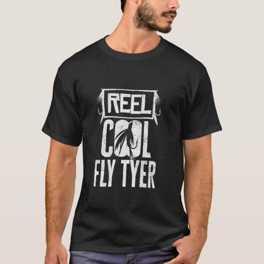 Vliegen knopen Fly Casting Vliegen binder Fly Fish T-shirt (Voorkant)