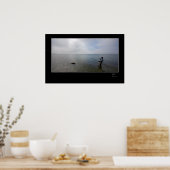 Vliegen langs de Deense kust Poster (Keuken)