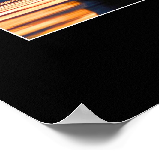 Vliegen langs de Deense kust Poster (Hoek)