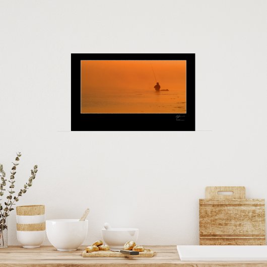 Vliegen langs de Deense kust Poster (Keuken)