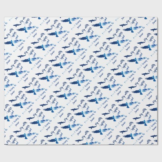 Vliegen met adelaars cadeaupapier (Vlak)