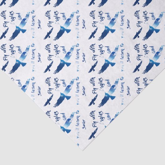 Vliegen met adelaars tissuepapier (Detail)