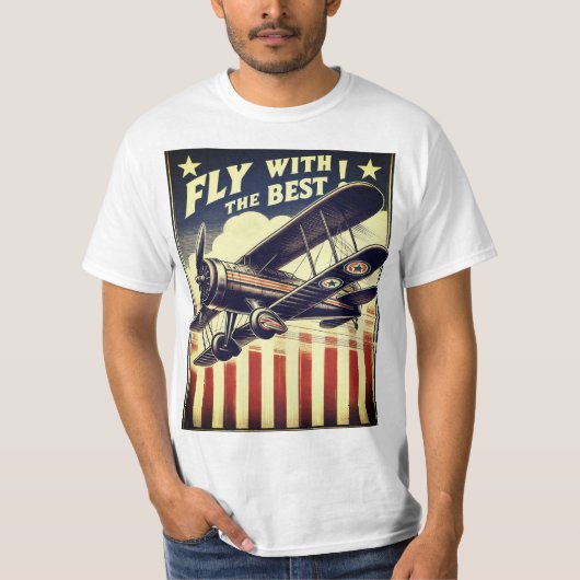 Vliegen met de beste t-shirt (Voorkant)