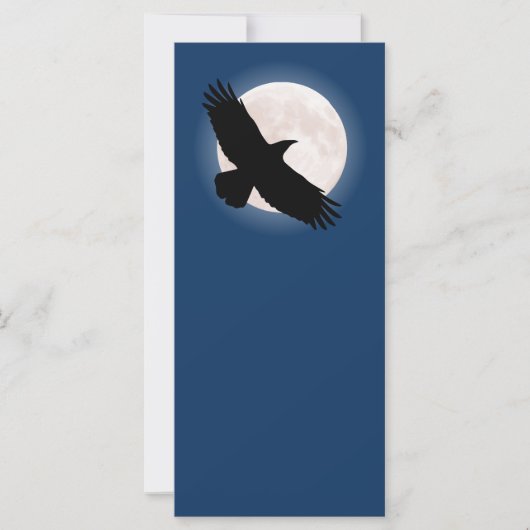 Vliegen met de maan erachter (Voorkant)