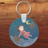 Vliegen met Gingerbread Cookies Dream Sleutelhanger (Voorkant)