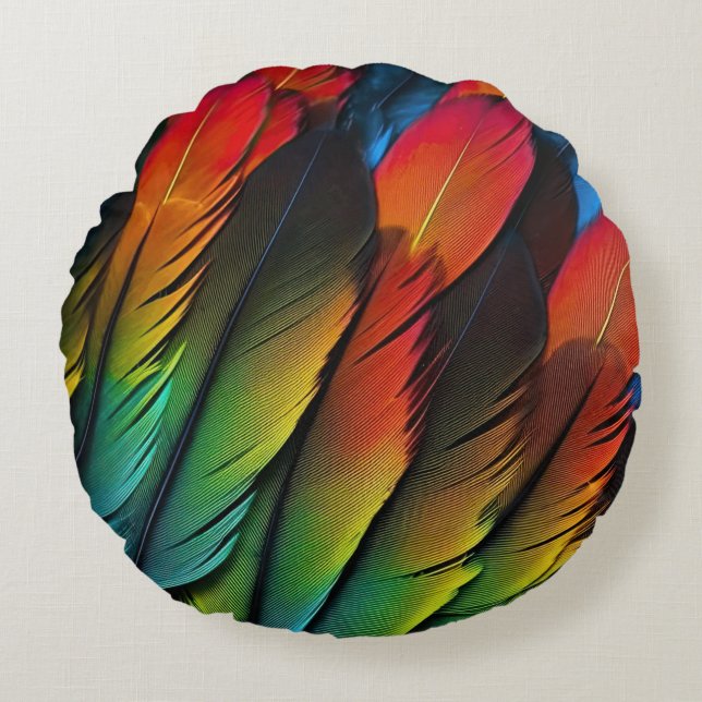 Vliegen met kleur rond kussen (Voorkant)